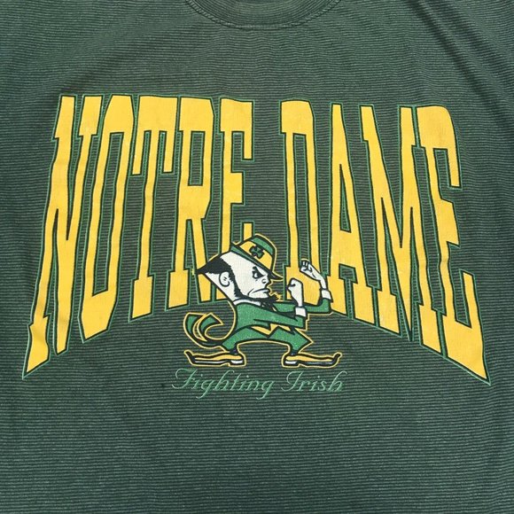 VINTAGE Kingstree Classic Shirt Men Size XL Notre Dame Fighting Irish USA Made‎ - Picture 5 of 12